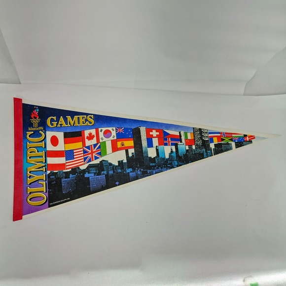 1996 Atlanta Olympic Games Pennant Countries - Picture 2 of 3